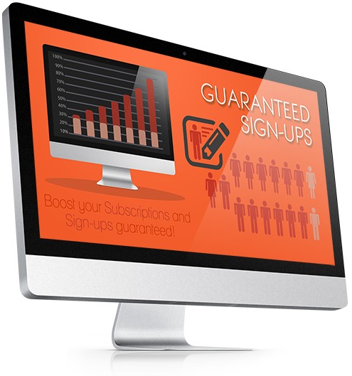 Guaranteed Sign Ups by Sitetrafficking