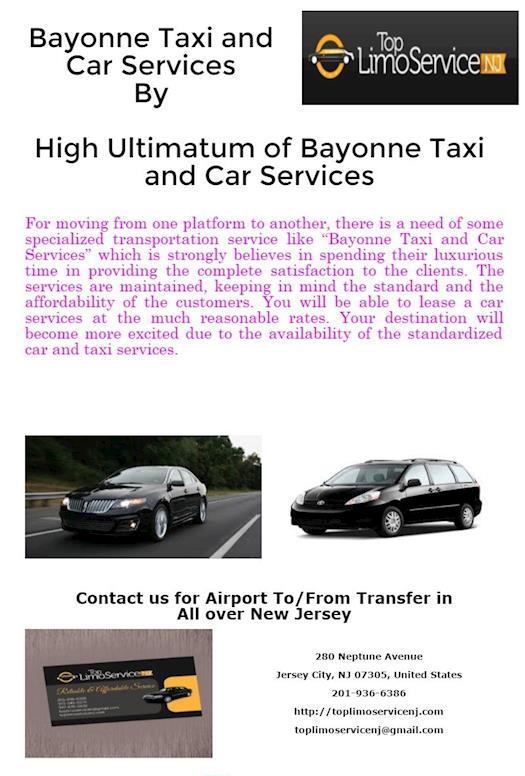  Bayonne Taxi and Car Services