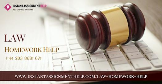 Best Law Homework Help Service @25% OFF