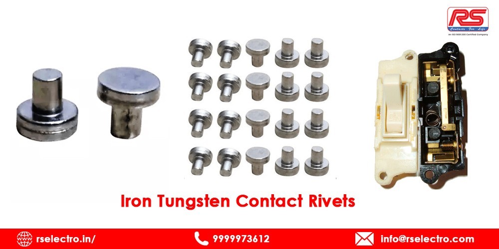 Iron Tungsten Contact Rivets Manufacturers | R. S. Electro Alloys Private Limited
