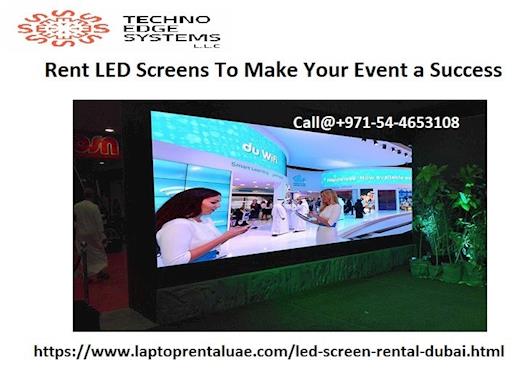 LED Screen Rental Dubai - Techno Edge Systems