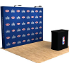 Trade Show Step and Repeat Backdrop Wall with Graphics
