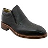 Black Leather Slip-On by Giorgio Brutini Shoes