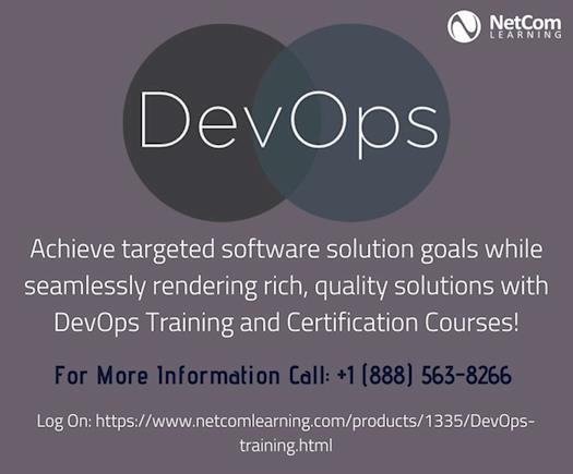 Achieve targeted software solution goals with DevOps Training and Certification. 