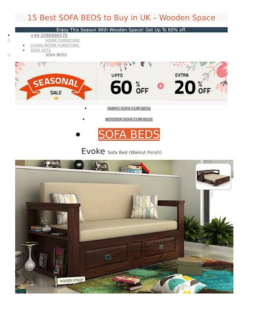 15 Best Sofa Beds To Buy In UK Wooden Space