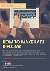How To Make Fake Diploma