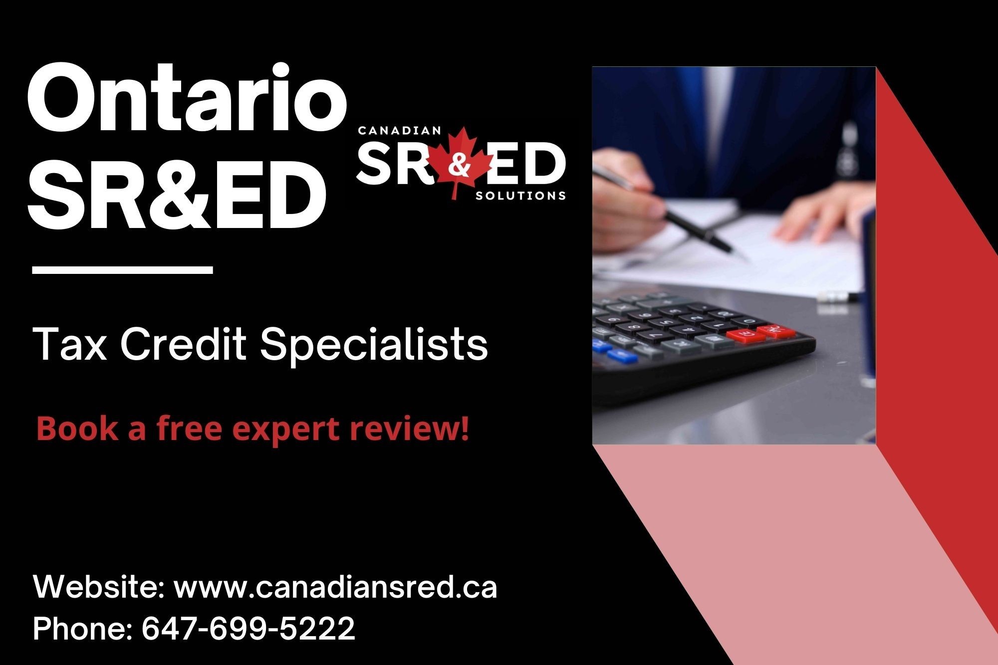 Ontario SR&ED Tax Credit Specialists | Canadian SR&ED