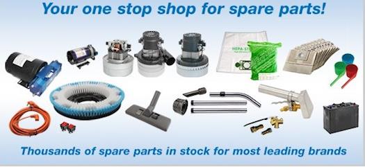 Cleaning machines & spare parts