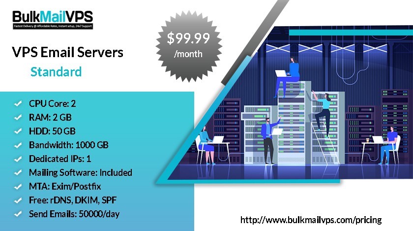 bulk email vps server