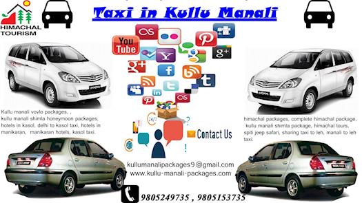 Taxi Hire in Kullu Manali