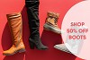 50 % off on Boots