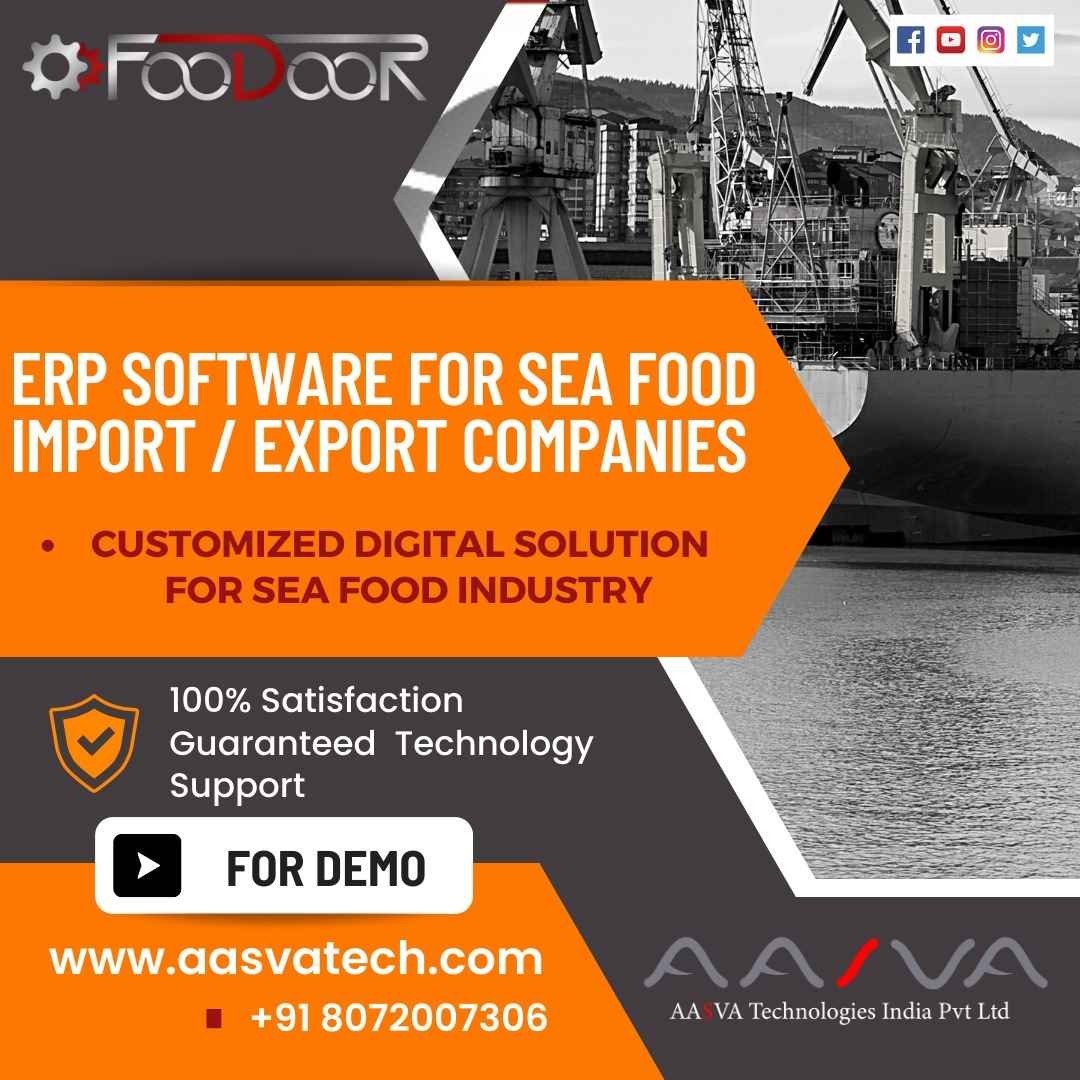 ERP Software for Sea Food Industry | Cloud ERP for Sea Food Business