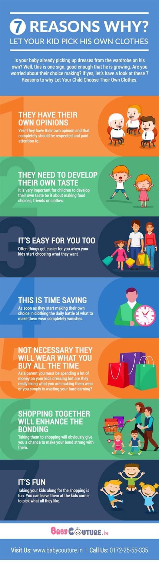 Let Your Kid Pick His Own Clothes. 7 Reasons Why?