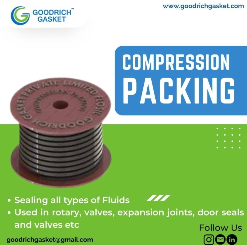 Enhance Equipment Performance with Goodrich Gasket's Compression Packing