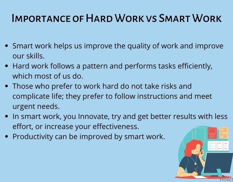 Importance of Hard Work vs Smart Work