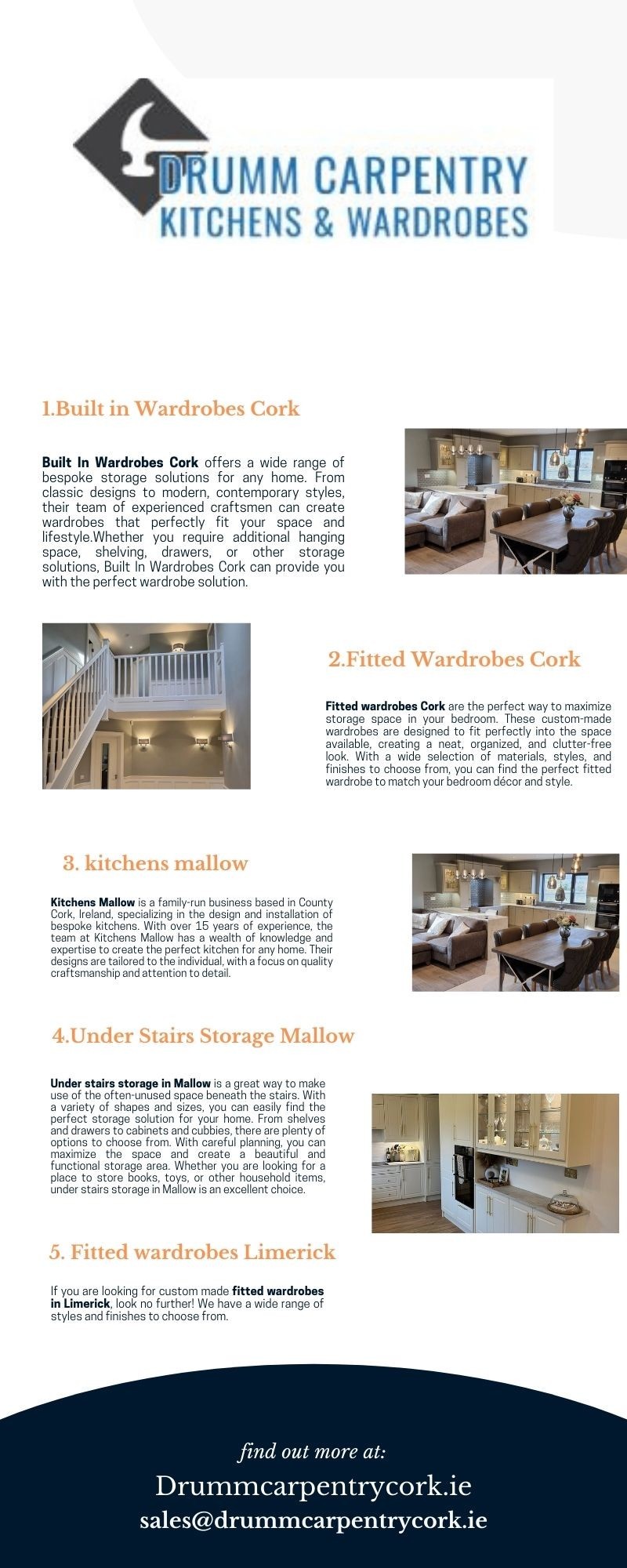 Find the Best Fitted wardrobes in Limerick
