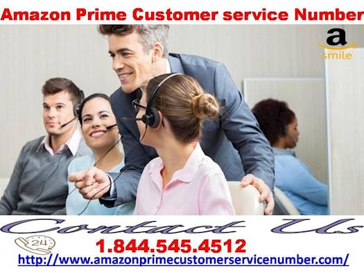 Get assured help from Amazon Prime Customer Service Number 1-844-545-4512