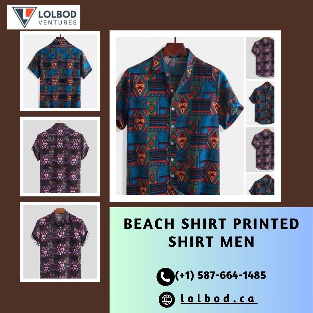 Beach Shirt Printed Shirt for Men – Stylish & Comfortable Summer Wear  