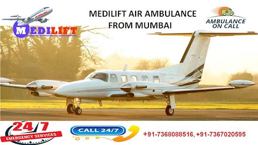 Get Medilift Air Ambulance in Mumbai with Best Medical Team