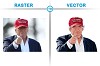 Alluring and Evocative Donald Trump Vector Design - DigitEMB