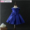 Style Diva Electric Blue Backless Kids Party Dress