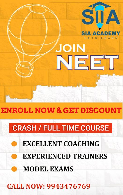free NEET coaching center in trichy