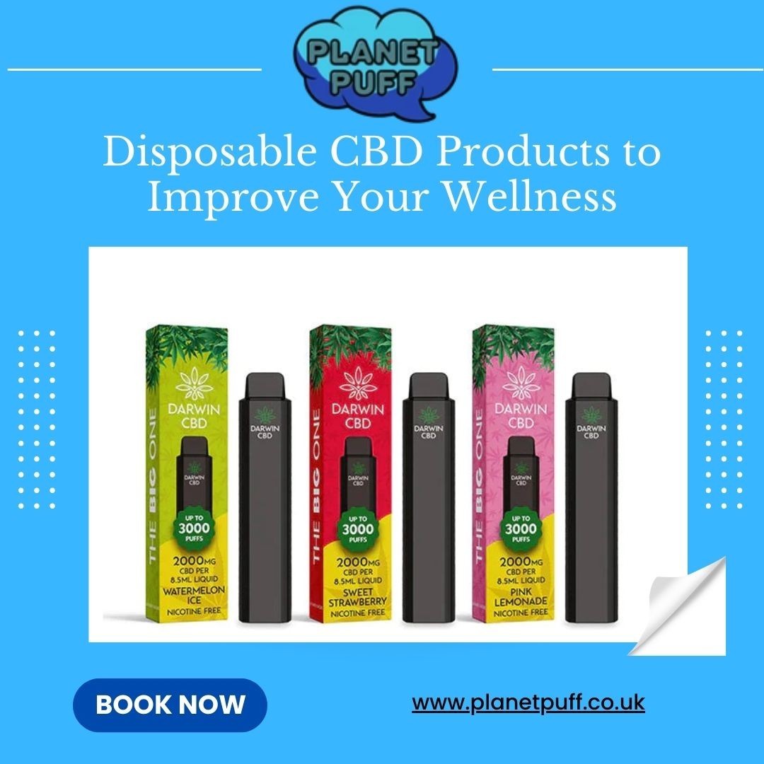 Elevate Your Wellness with CBD Disposables at PlanetPuff!