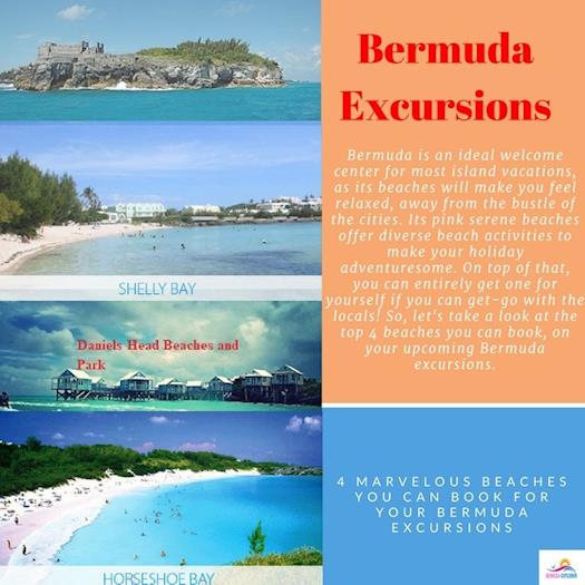 4 marvelous beaches you can book for your Bermuda excursions