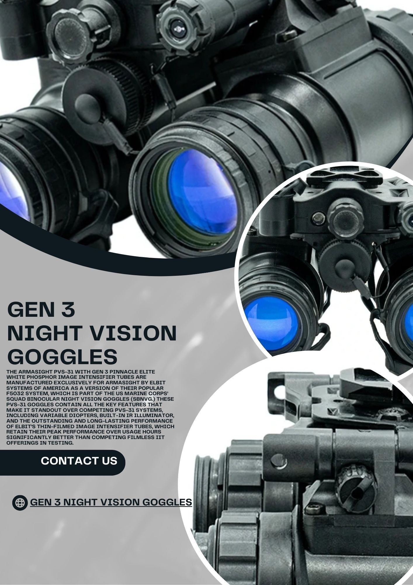 Gen 3 Night Vision Goggles