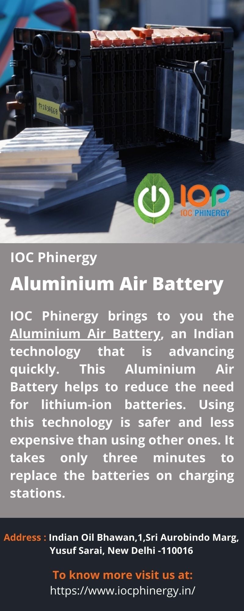 Aluminium Air Battery