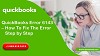  Learn How To Fix quickbooks error 6143 With Easy SOlution