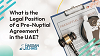 What is the Legal Position of a Pre-Nuptial Agreement in the UAE?