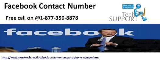 Facebook Contact Number 1-877-350-8878 for a warm interaction with technical 