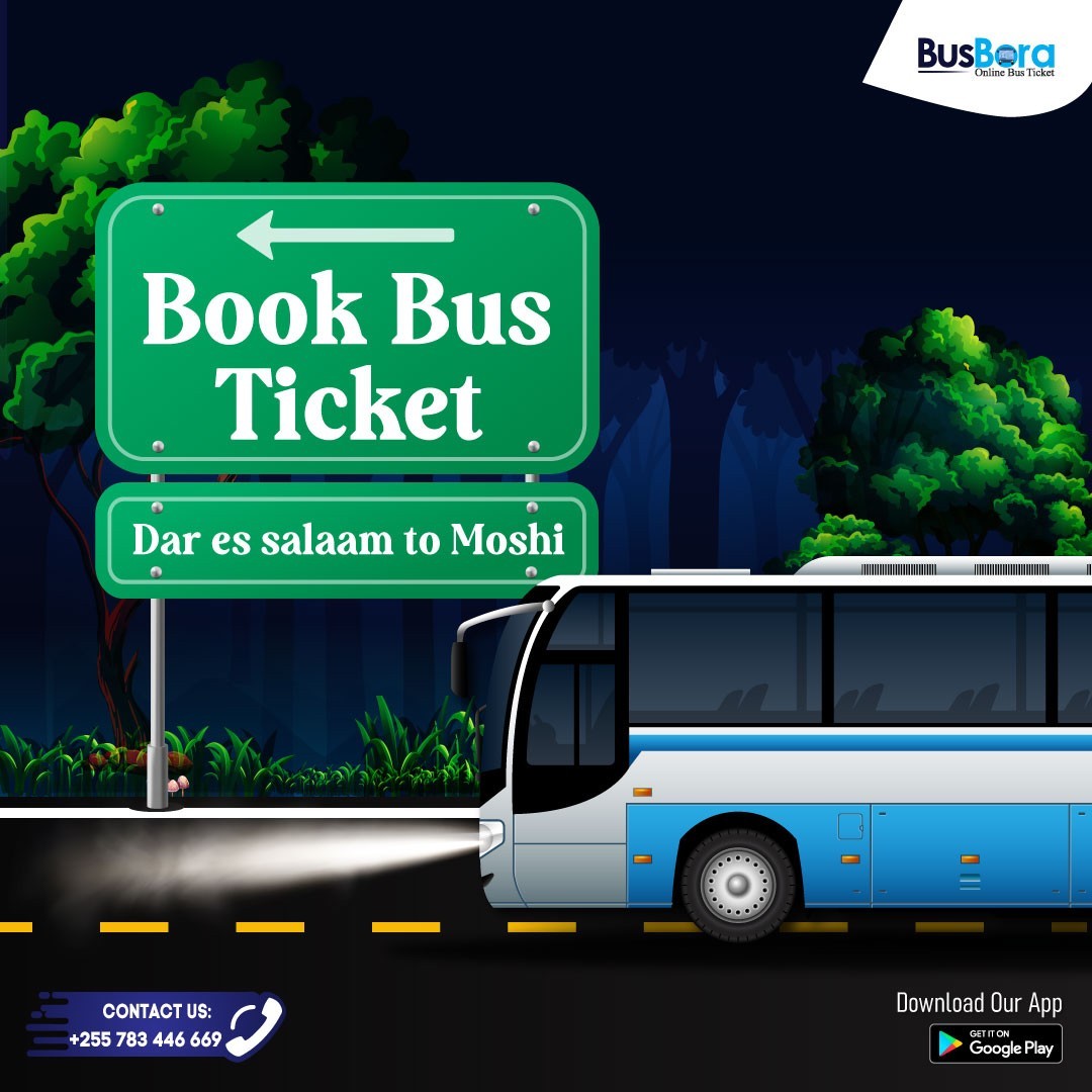 Dar es Salaam to Moshi Bus Ticket Booking