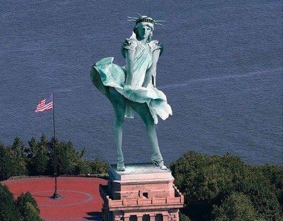 Miss Liberty Meets Sandy!