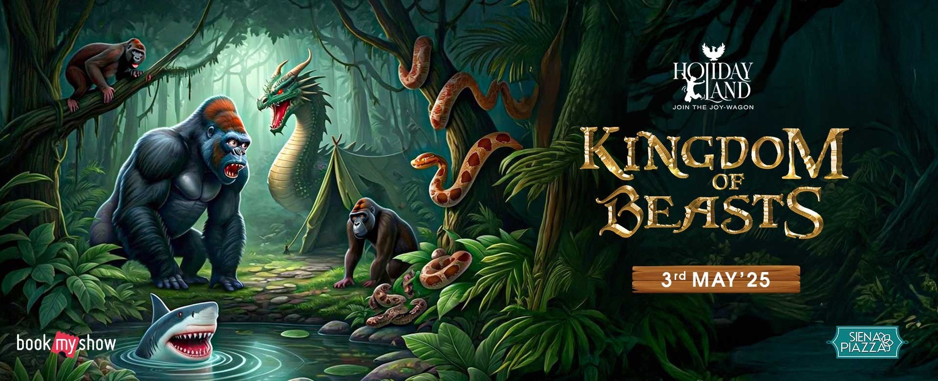 Kingdom of Beasts: Top Kids Event in Indore, Phoenix Citadel Mall