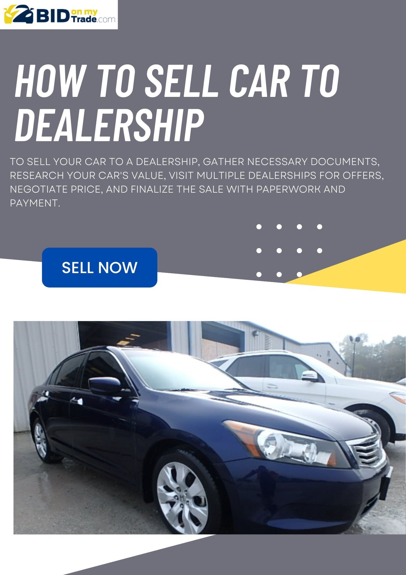 How To Sell Car To Dealership