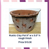 Rustic Clay Orchid Pots for Sale Online in Florida
