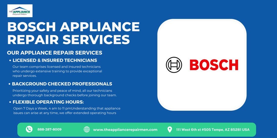 Bosch Appliance Repair Services Near You