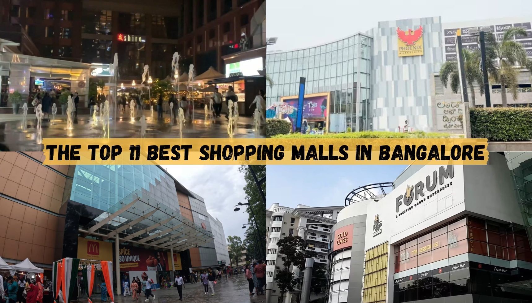 Retail Heaven: Bangalore's Top 11 Shopping Malls