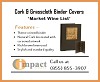 Best quality Cork & grasscloth Binder Covers By Impact Binders