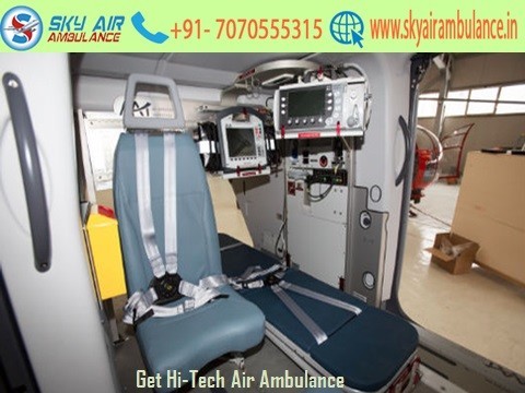 Get Sky Air Ambulance Service from Kolkata to Delhi in a Quick Time