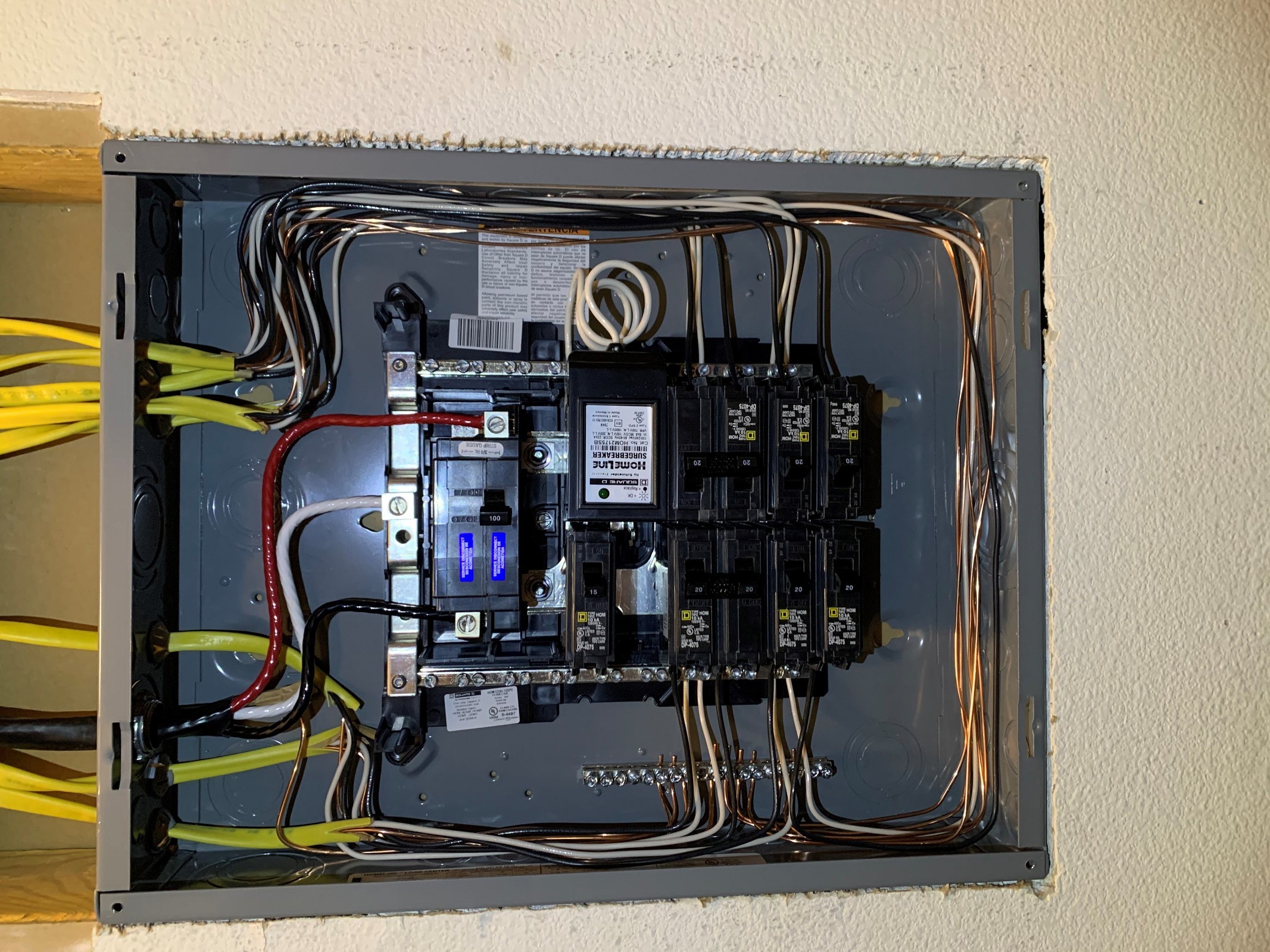 sub panel install