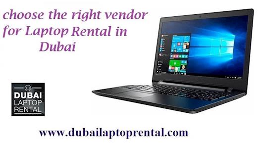 Laptop for Rent in Dubai - Lenovo,HP, Dell