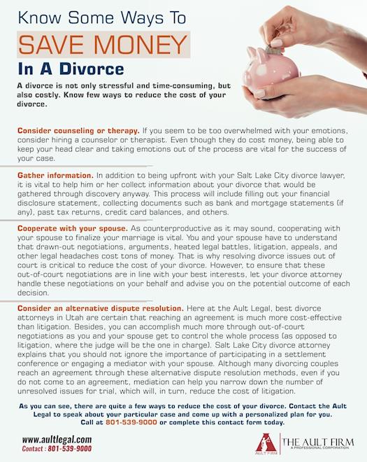 Know Some Ways To Save Money In A Divorce