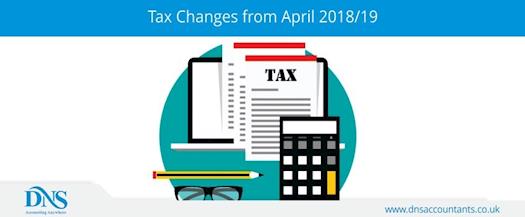 Tax Changes from April 2018/19