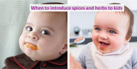 When to introduce spices and herbs to kids