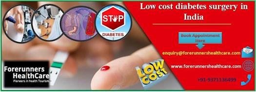 Low cost diabetes surgery in India