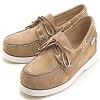 SAND NUBUCK LEATHER BOAT SHOE