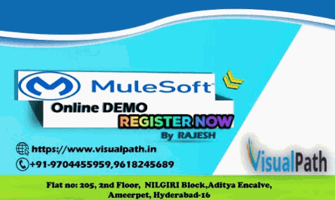 MuleSoft Online Training | MuleSoft Training in Hyderabad